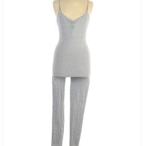 Forever 21 Heather Grey Jumpsuit / Loungewear Onsie